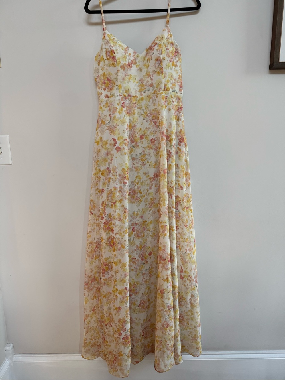 Birdy Grey Floral Spaghetti-Strap Maxi Dress in Cream, Yellow, Pink - Picture 2 of 4